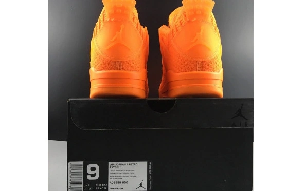 Rep EP JORDAN FLYKNIT AQ3559-800 AIR 4 “TOTAL ORANGE” AQ3559-800 1225